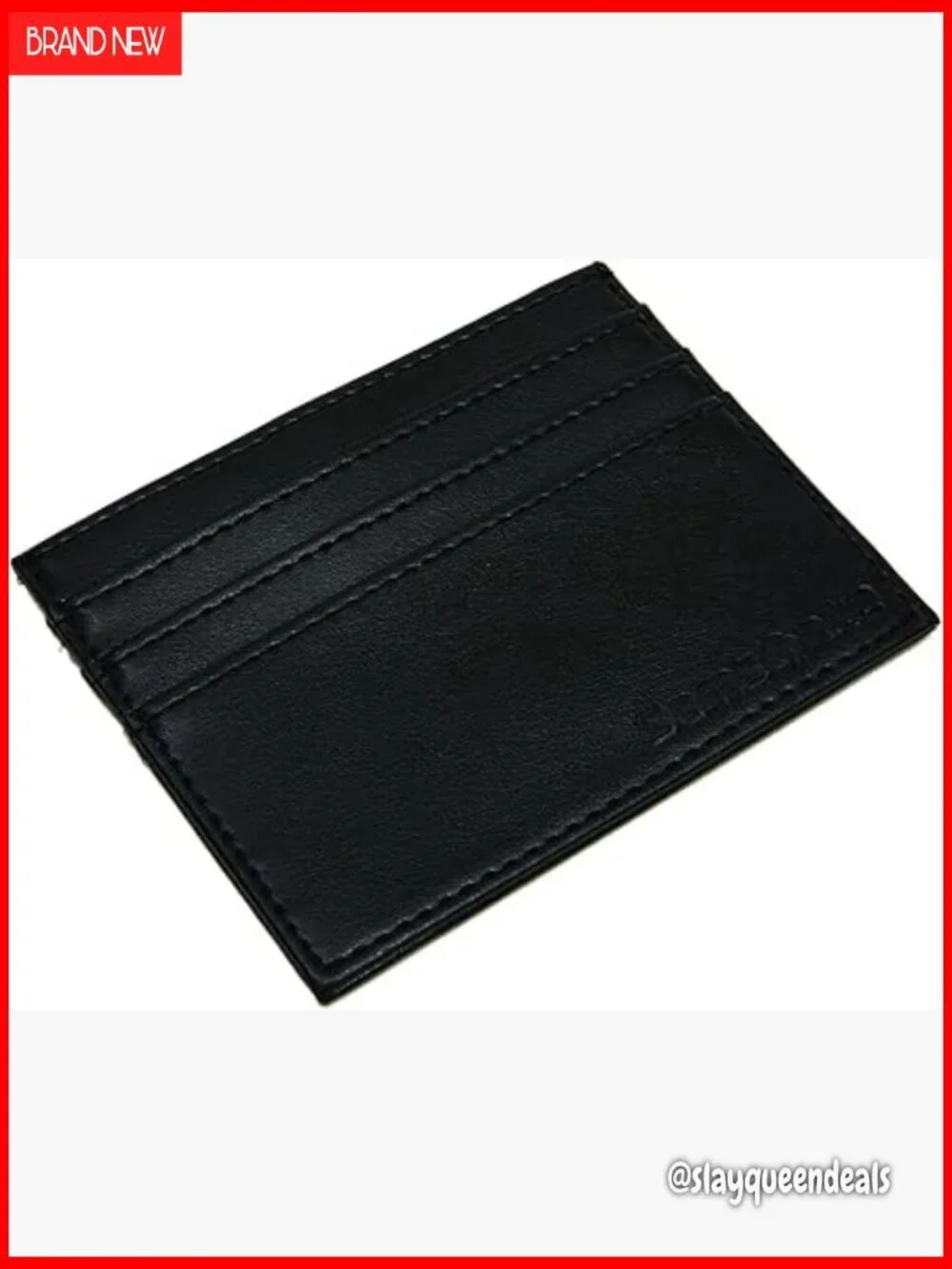 RFID Protected Slim Card Holder with 6 Slots and Bill Pocket